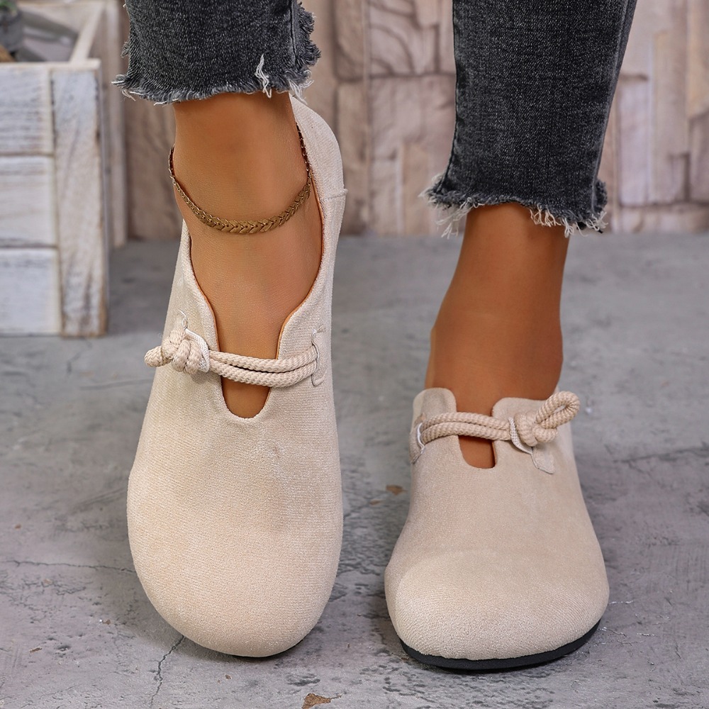 Women Flat Loafers Round Toe K - Womens Heels 评论和价格