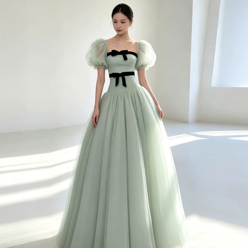 2026 New Women's Green Banquet - Evening Gown 评论和价格