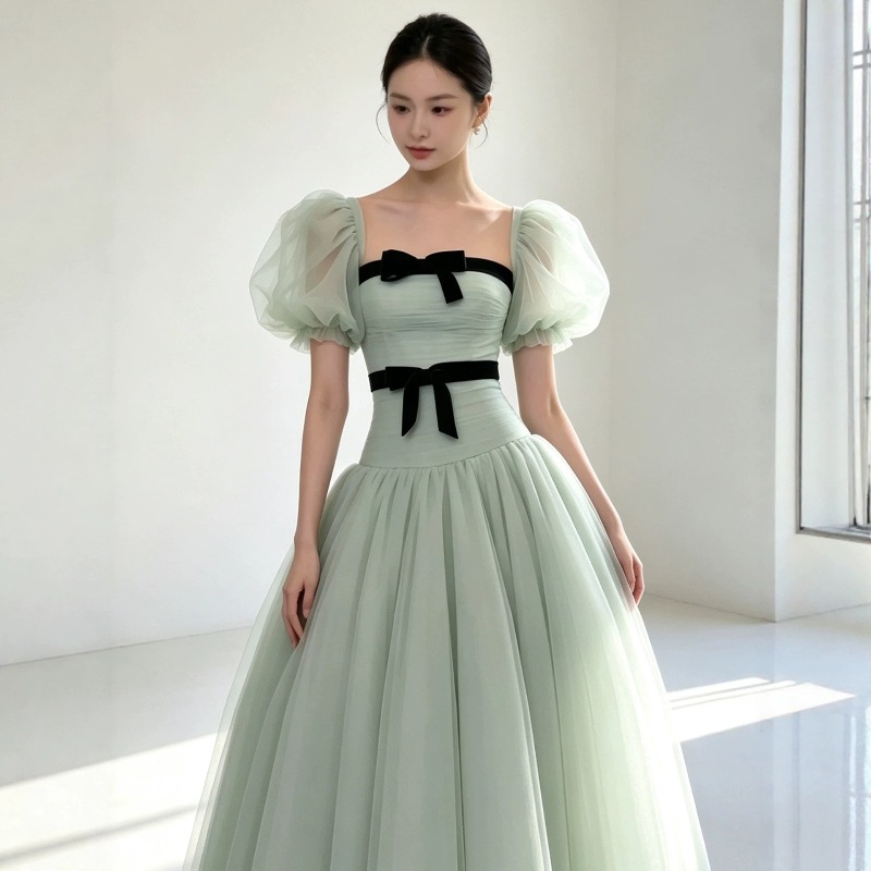 2026 New Women's Green Banquet - Evening Gown 评论和价格