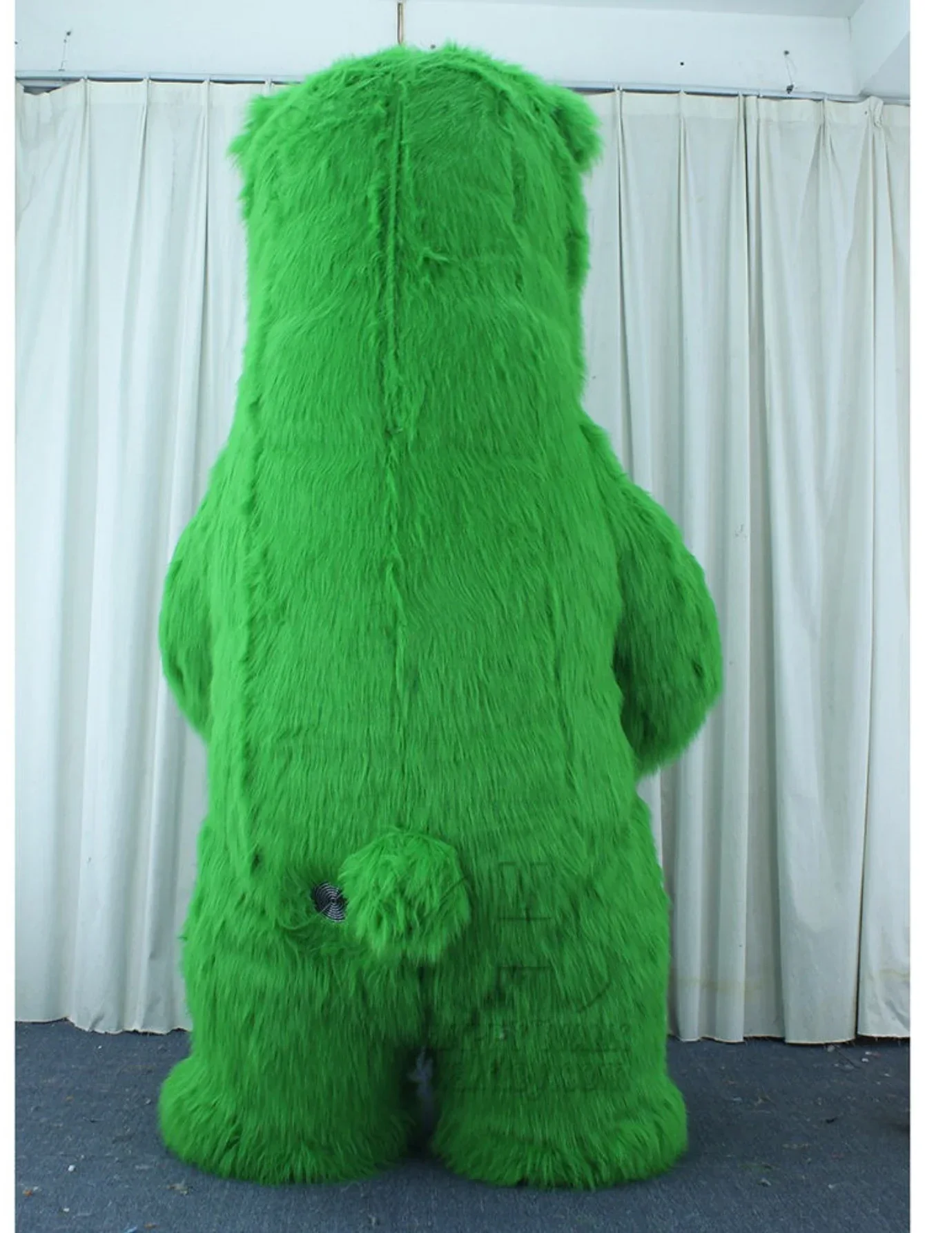 Furry Green Bear Inflatable Ma - Wedding Dress 评论和价格