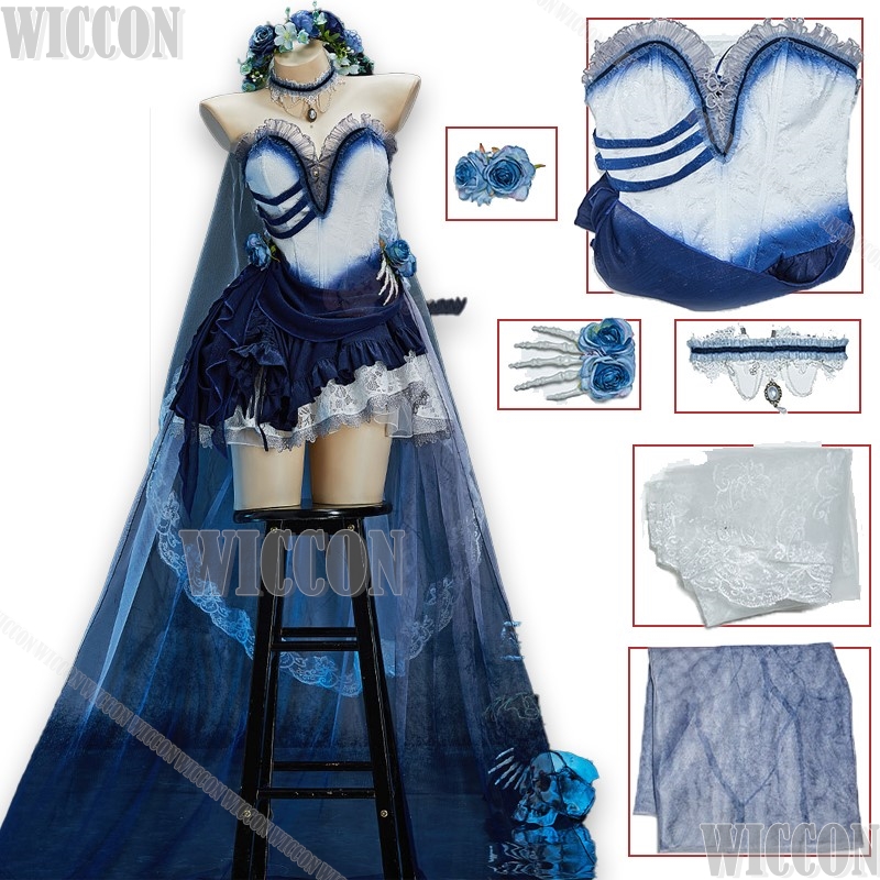 Corpse Bride Halloween Cosplay - Formal Skirt 评论和价格